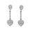 Thumbnail: Lovely 1.36 ct. Heart Brilliant Diamond Earrings
