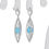 Thumbnail: Fabulous 2.16ct. Round Brilliant Dangling Diamond Earrings