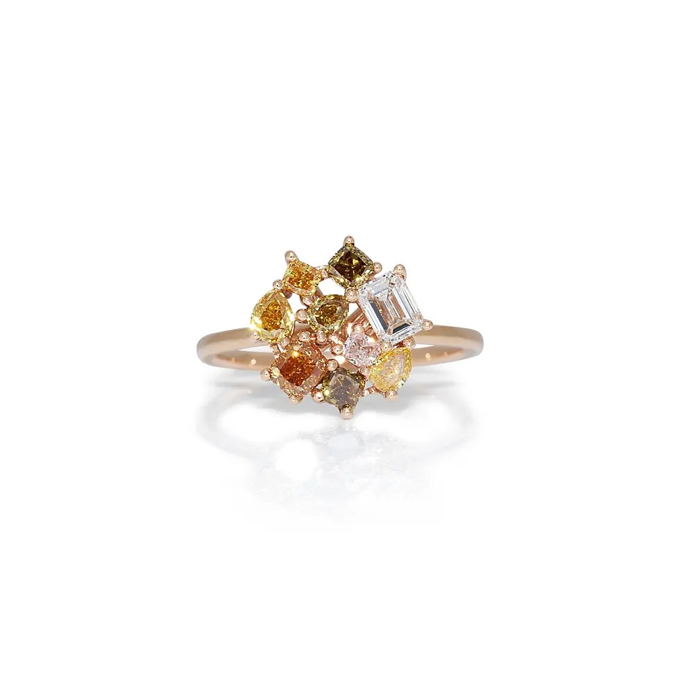 1.26ct. Cluster Diamond Ring