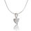 Thumbnail: Elegant 1.11ct. Heart Shape Solitaire Diamond Necklace