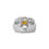 Thumbnail: Fabulous 2.30ct. Oval Mixed Cut Dome Citrine Ring