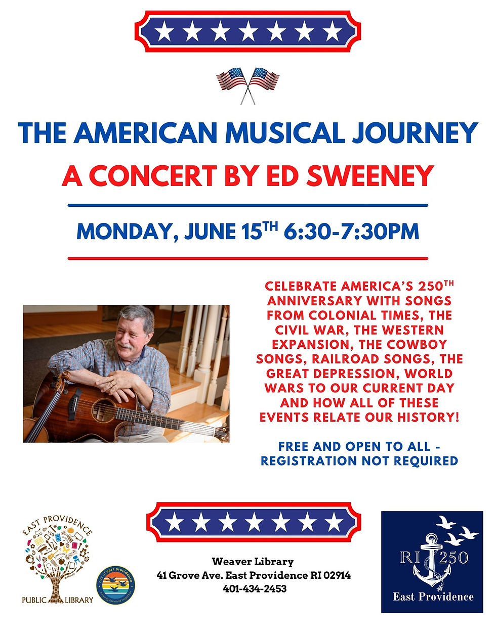 The American Musical Journey: A concert by Ed Sweeney