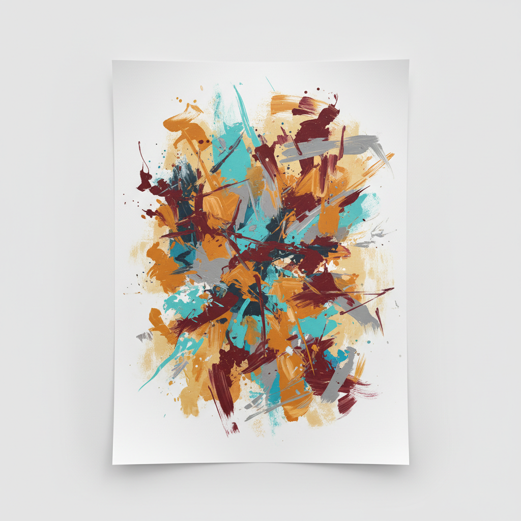 Abstract Expression Print