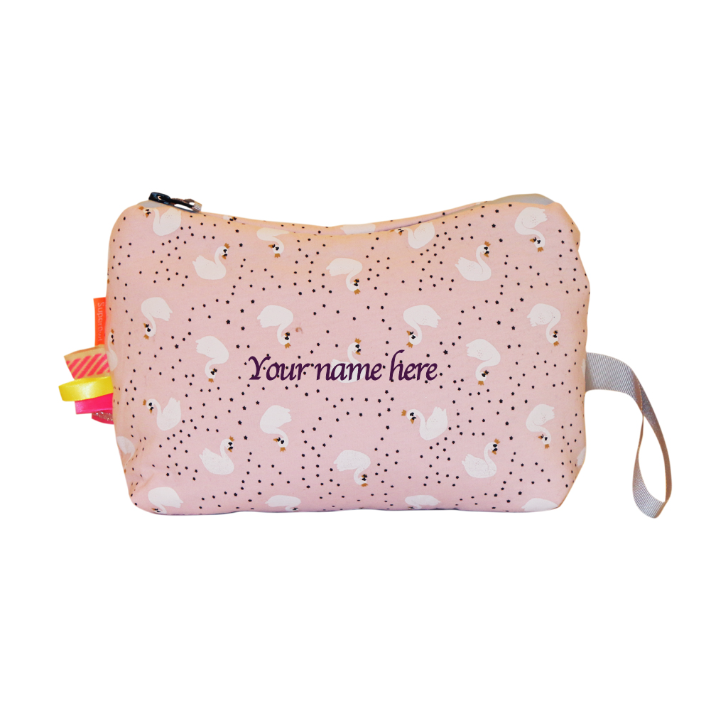 Personalized Pochette swans