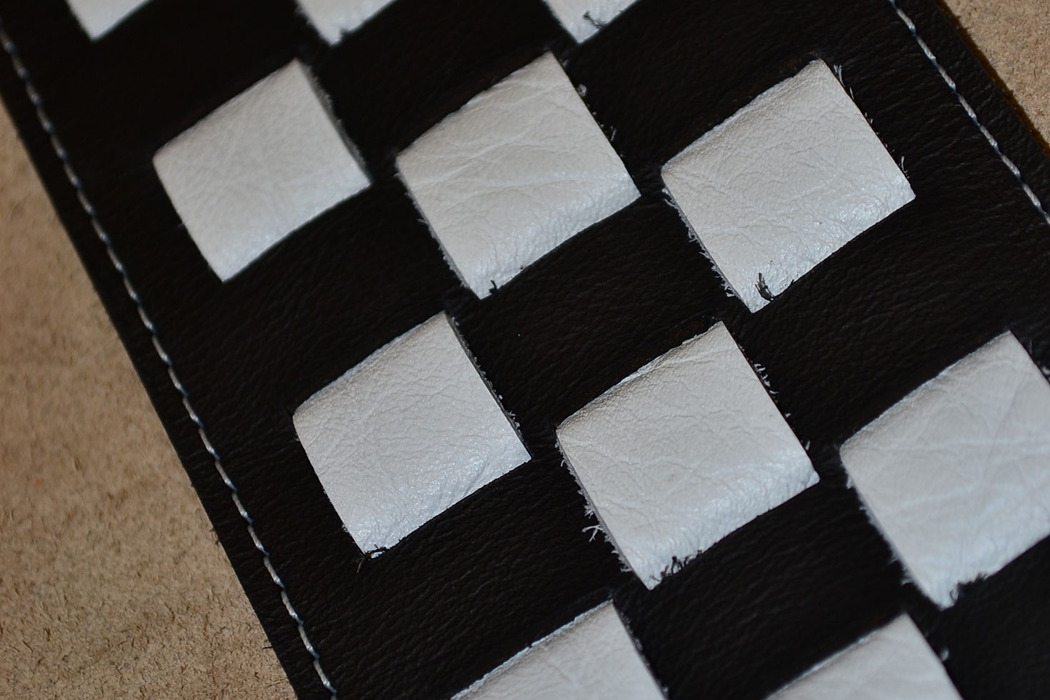 Thumbnail: Carlino Custom Leather Checkerboard Strap