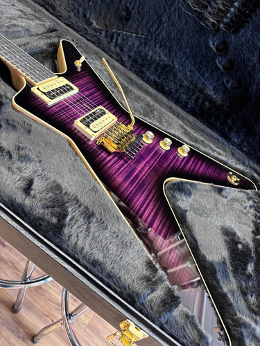 Dean USA ML Custom Shop trans purple burst