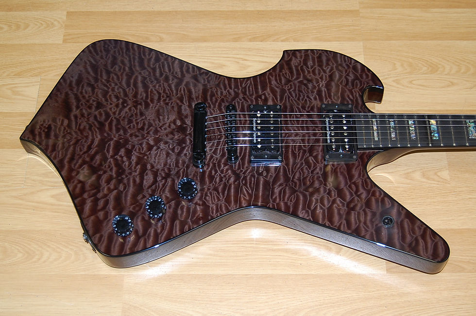 Thumbnail: Carlino Identity Trans Black 5A Quilt Top