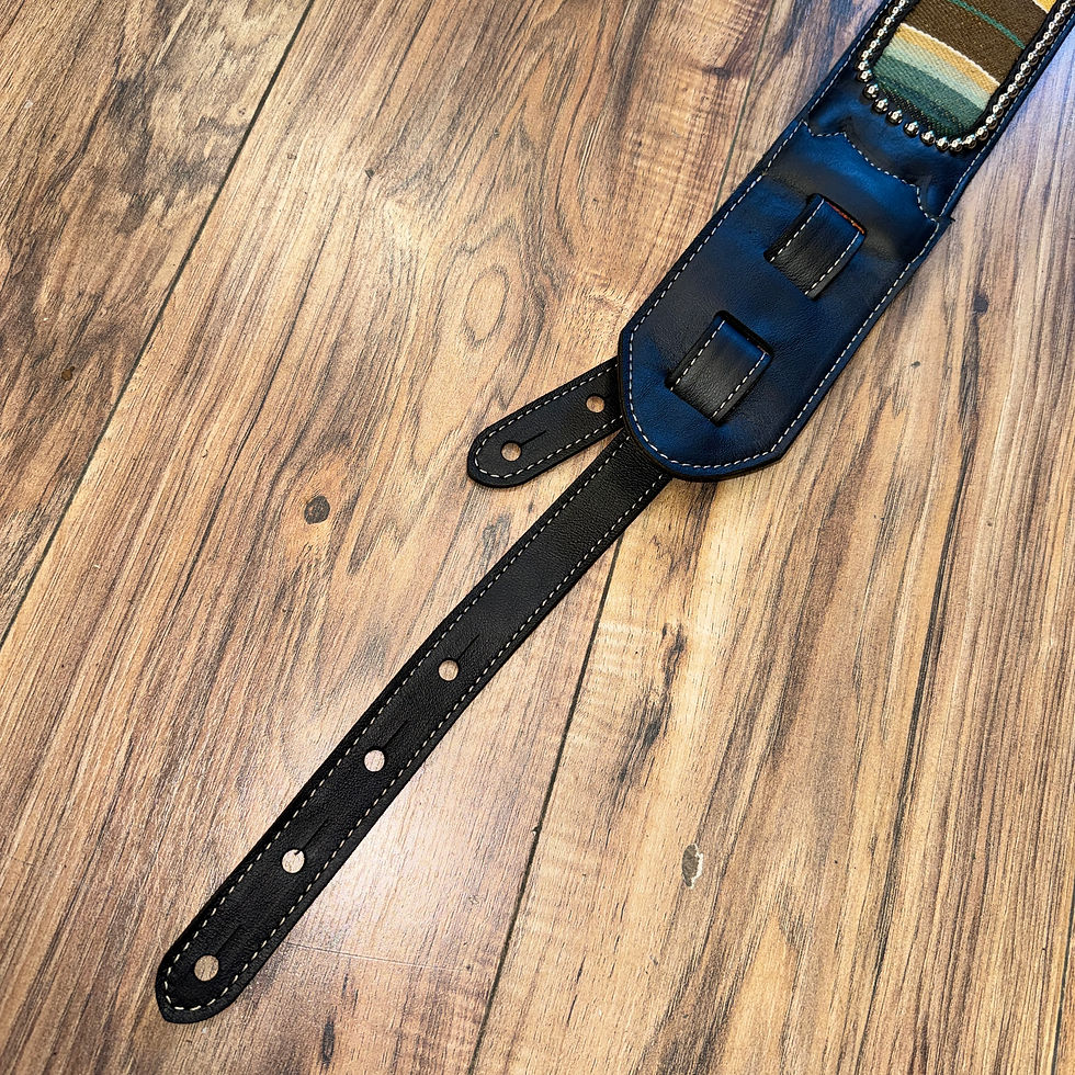Thumbnail:  Carlino Santa Fe Rio Grande strap black leather