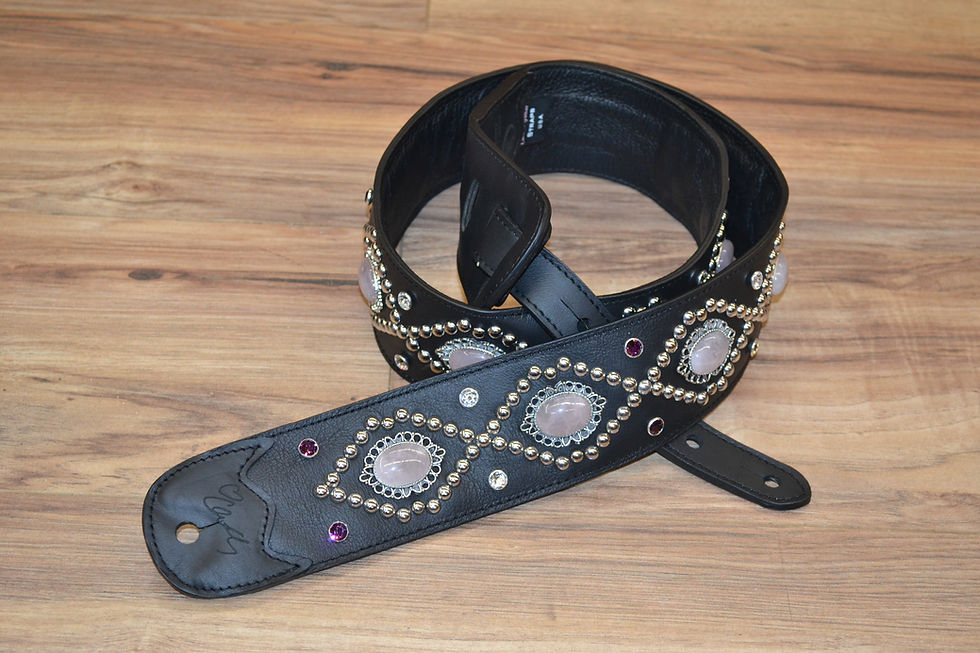 Carlino Custom Orianthi Rose Quartz Signature Strap