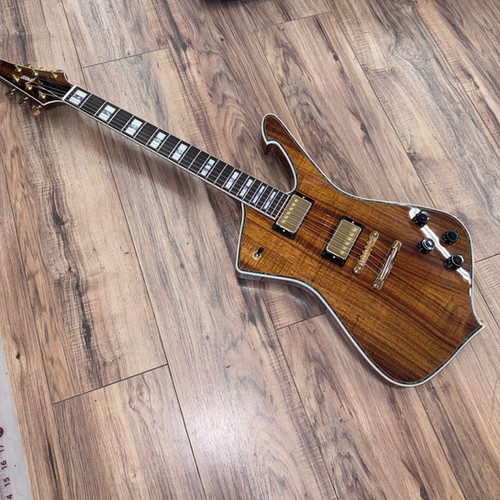 Greco GM CST flamed Hawaiian Koa | Carlino Guitars