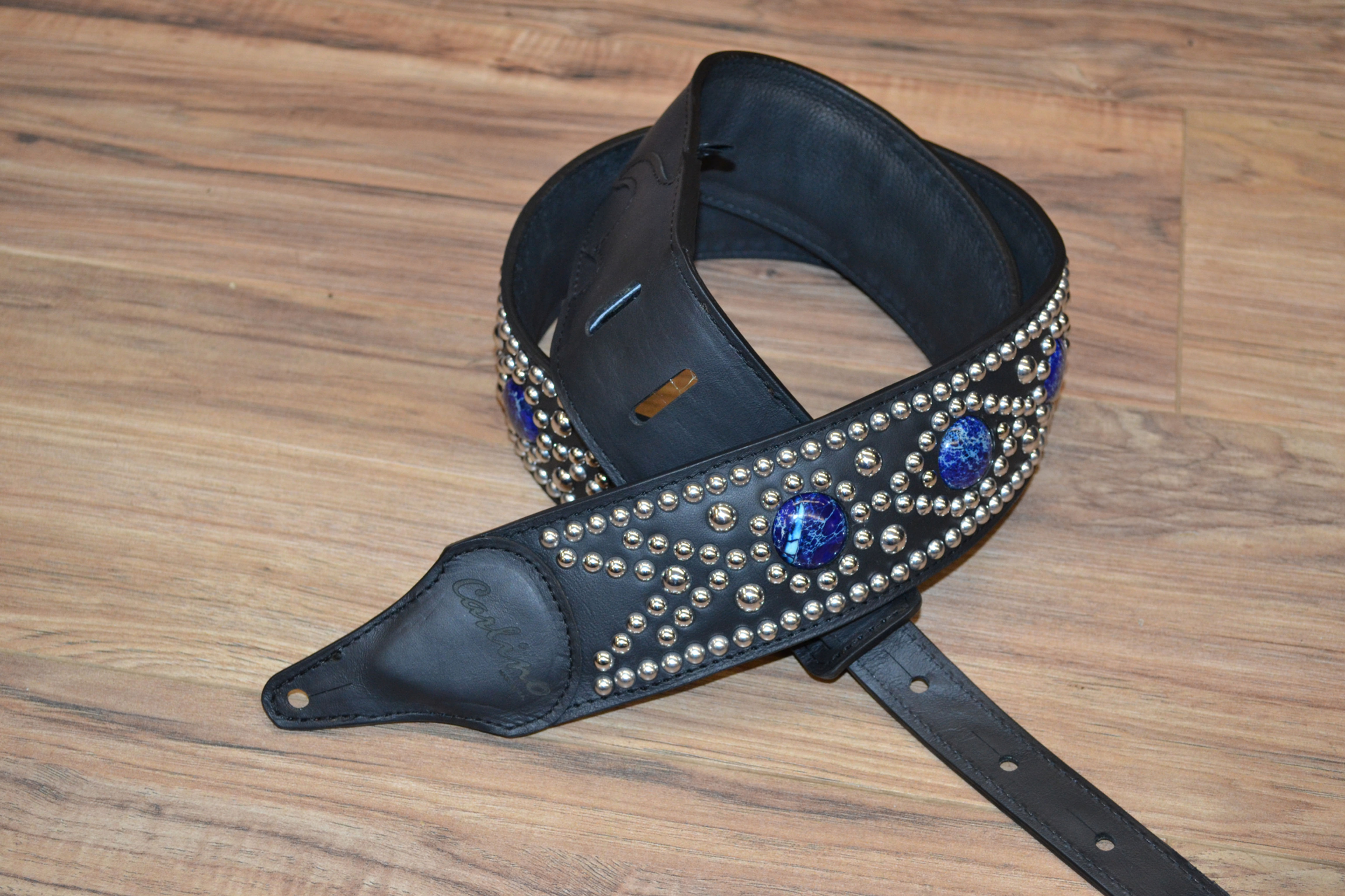 Carlino Custom Malachite Azurite Stone Strap