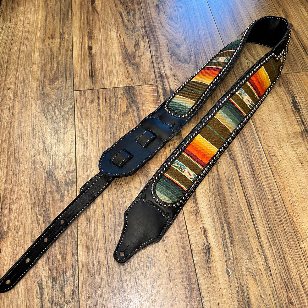 Thumbnail:  Carlino Santa Fe Rio Grande strap black leather