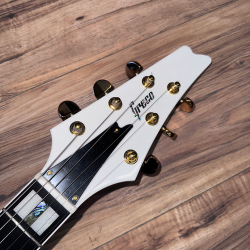 Greco GM CST white with bridge change | Carlino Guitars