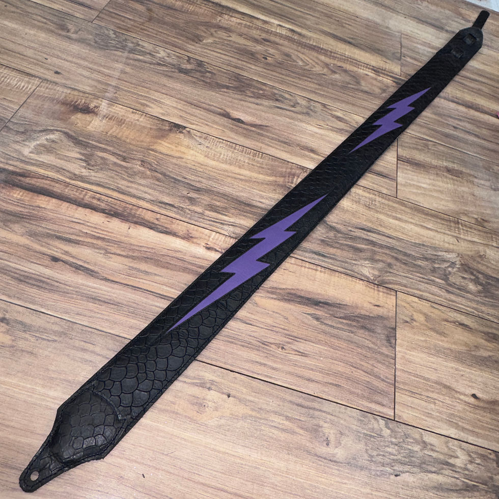 Thumbnail: Carlino Purple Lightening Bolt Strap 