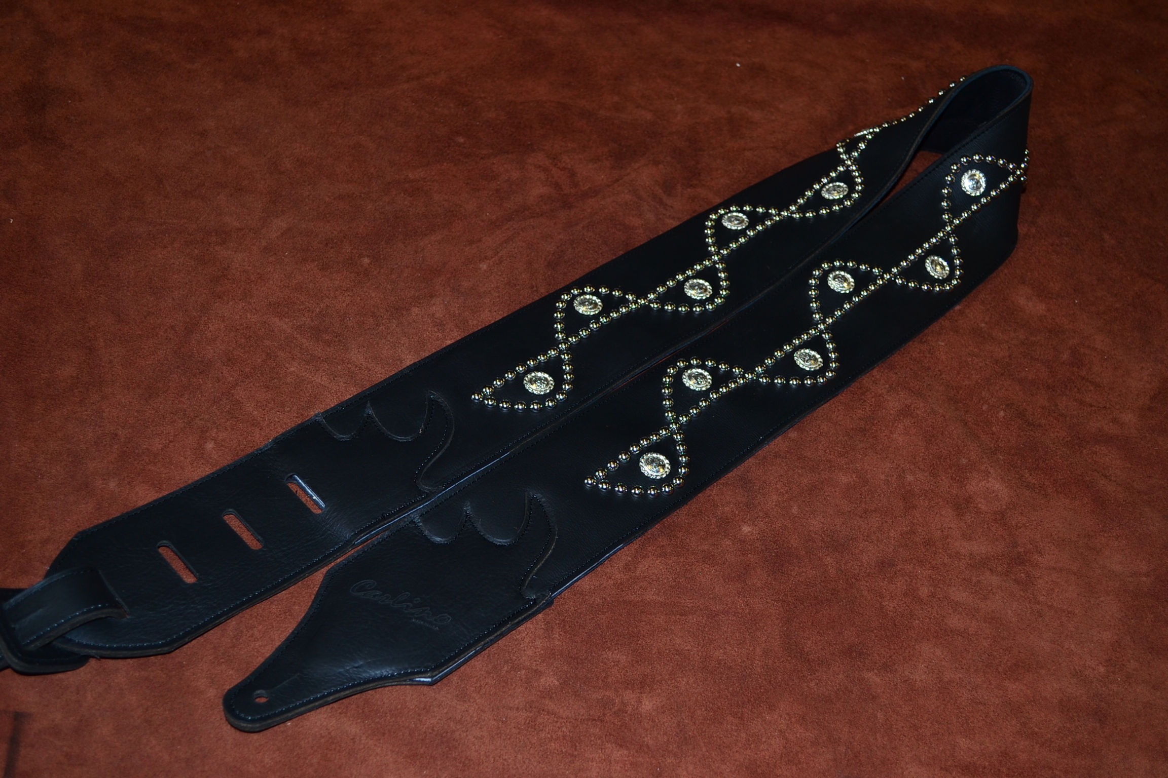 Carlino Custom 3.0" Sine Wave Studded Strap