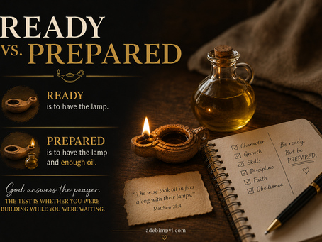 Ready vs. Prepared