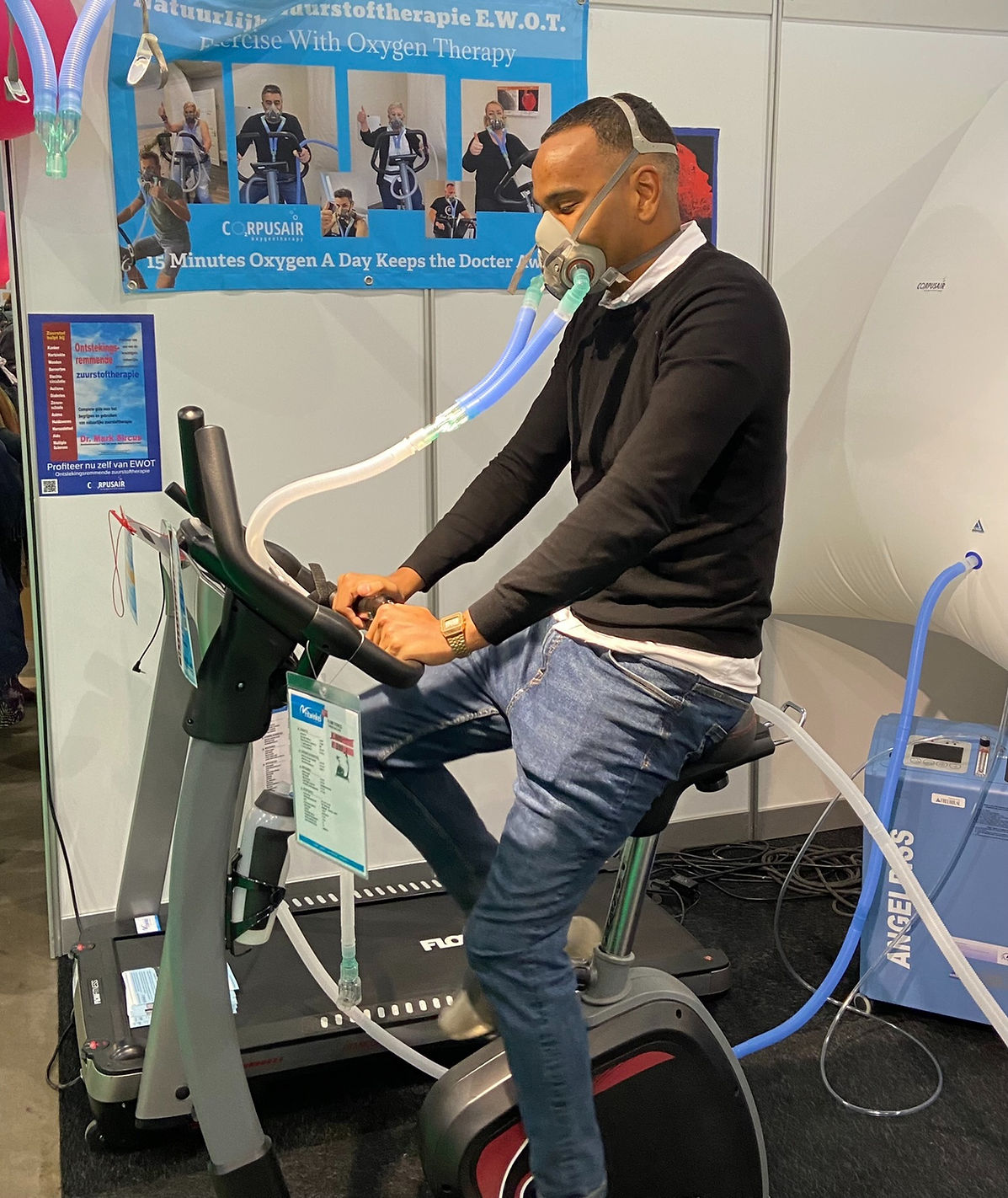 zuurstoftherapie EWOT wordt thuis toegpast en in de sport en paramedische sector