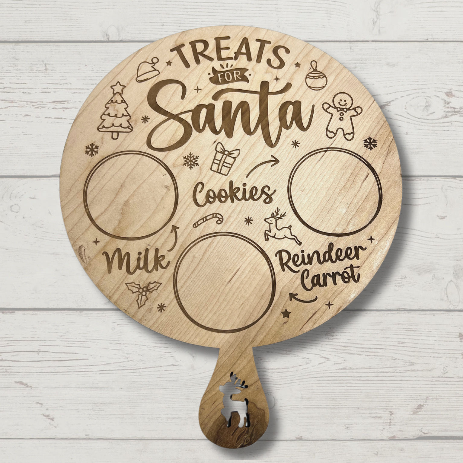 Santa Charcuterie Board