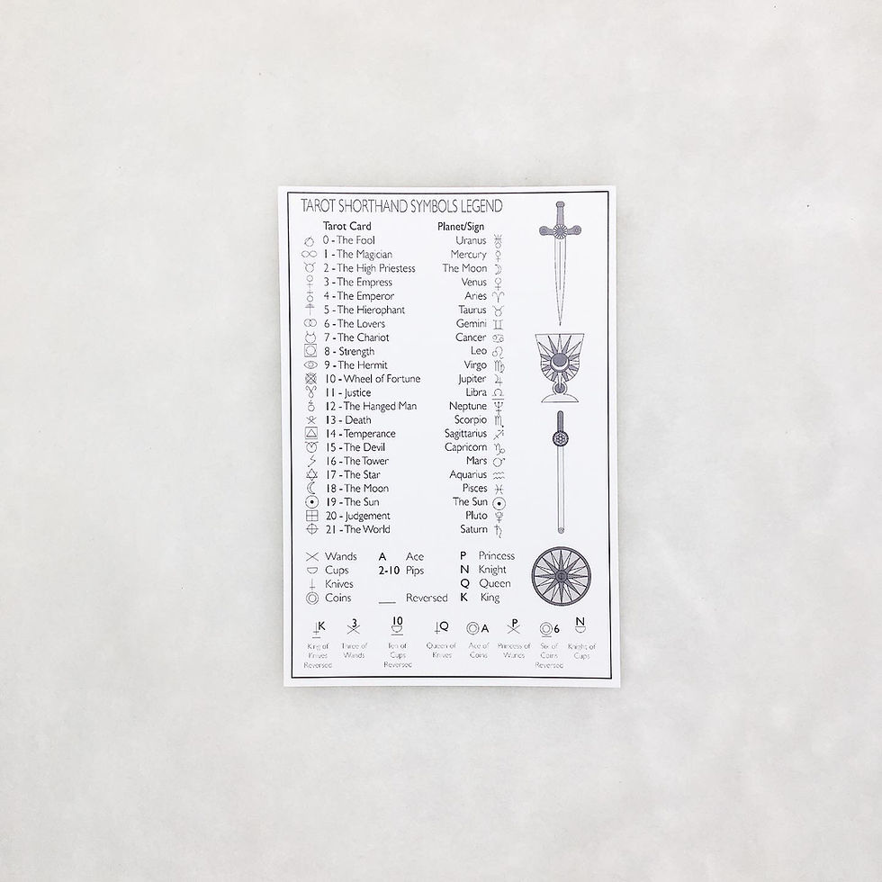 Thumbnail: An image of the printed booklet, a white book of pages stapled together with a graphic pattern printed on the cover