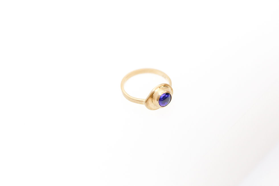Thumbnail: SERAPHINA 14k Gold Opal Ring #1