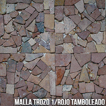 MALLAS TROZO 1/ ROJO TAMBOLEADO