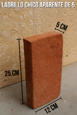LADRILLO CHICO APARENTE DE 5