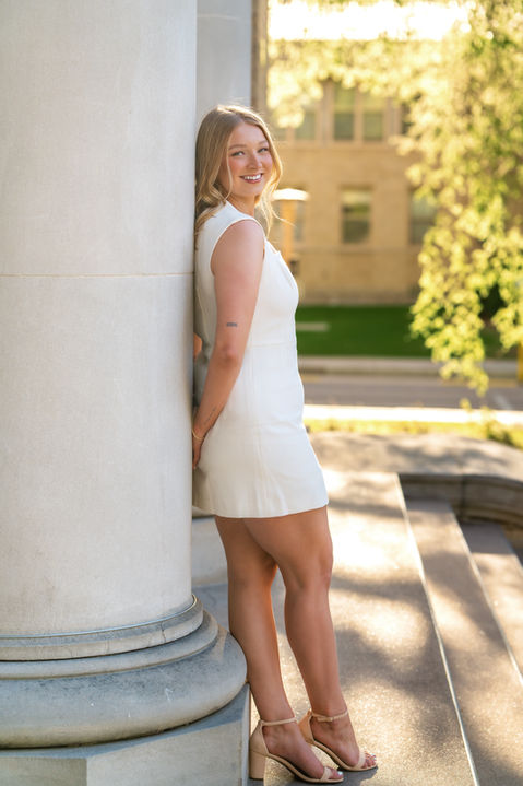 College Senior pictures at the CSU Oval
