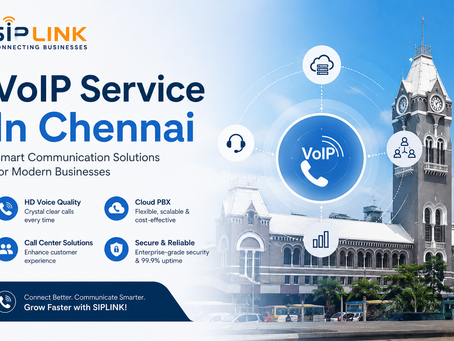 VoIP Service In Chennai – Transform Your Business Communication with SIPLINK