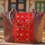 Thumbnail: Leather bag with Kutchi work
