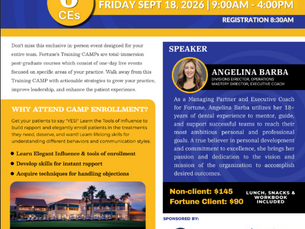 Frye Practice Sales Joins Dental Advisors for CAMP Enrollment CE Course in Arizona