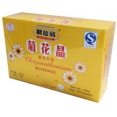 葛仙翁菊花晶盒裝 GXW Chrysanthenum Tea 15g x 12 (Box)