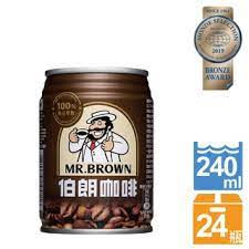 金車伯朗咖啡一箱 Mr Brown Ice Coffee Classic 240ml x 24