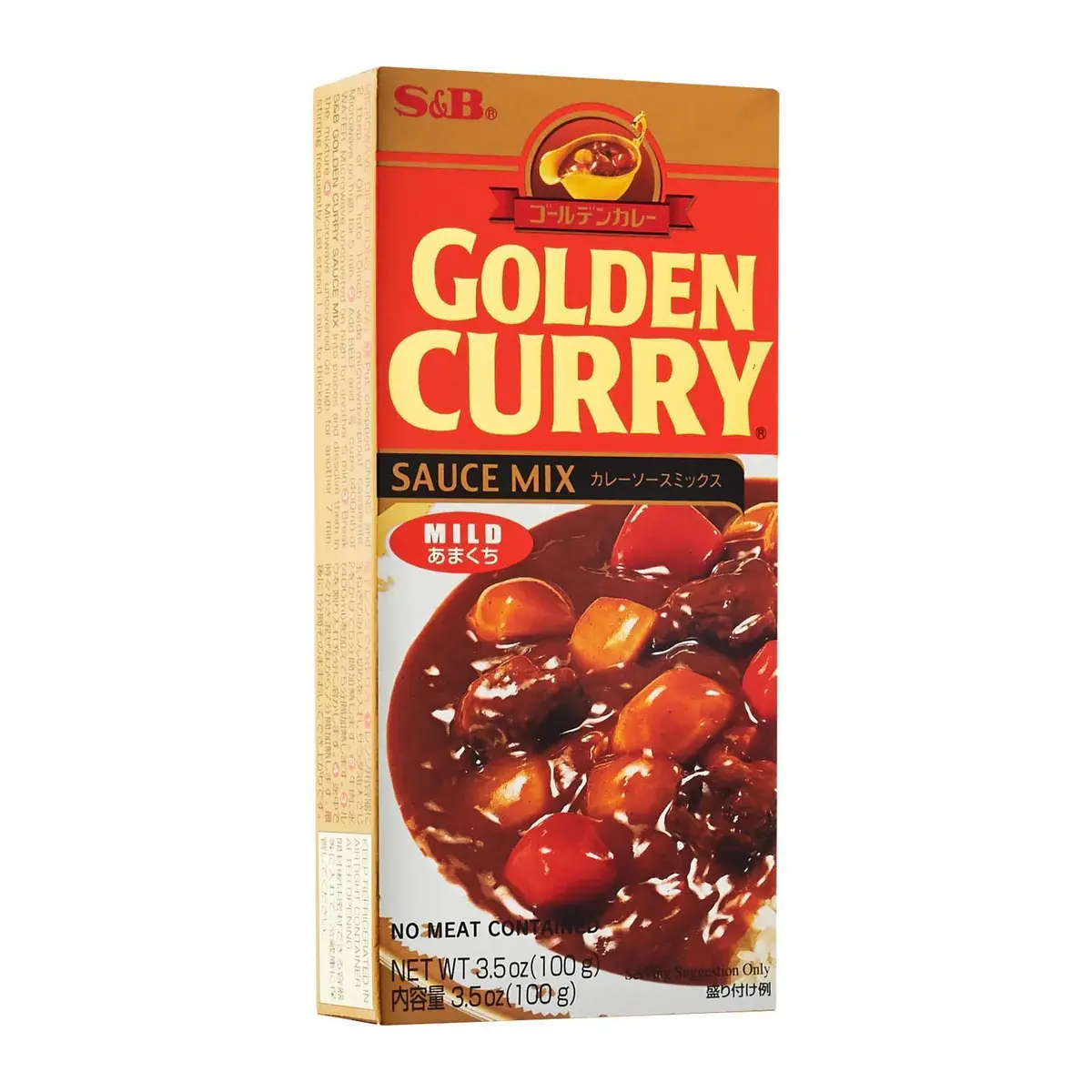 日本愛思必 金咖喱 微辣 S&B Golden Curry Mild 92g