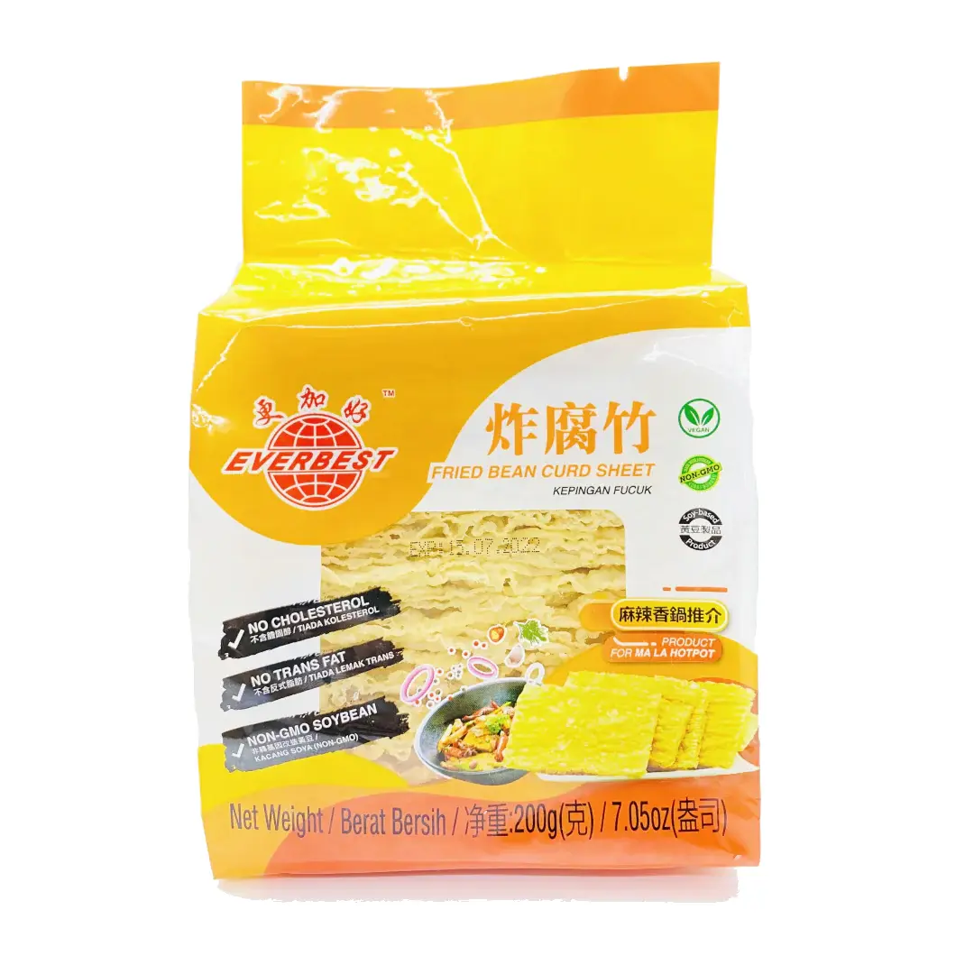 炸腐竹片(火鍋推薦) Fried Bean Curd Sheet 200g