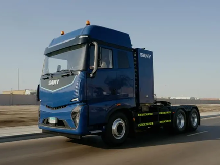 EGME unveils 3 e-truck models at Mobility Live Middle East