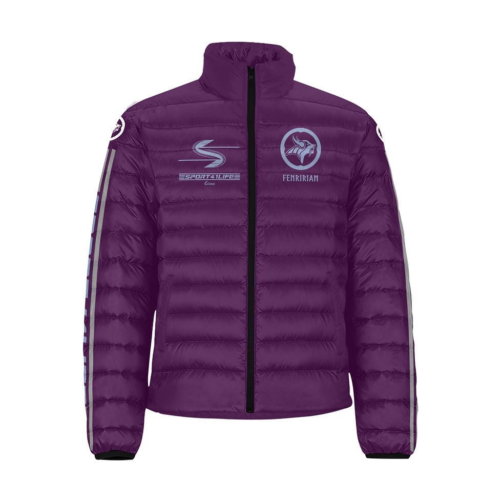 Thumbnail: Iron Builds Iron Men's Stand Collar Padded Jacket (Model H41)