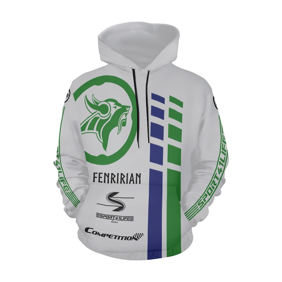 Thumbnail: Competition FIR-GF All Over Print Hoodie for Women (USA Size) (Model H13)