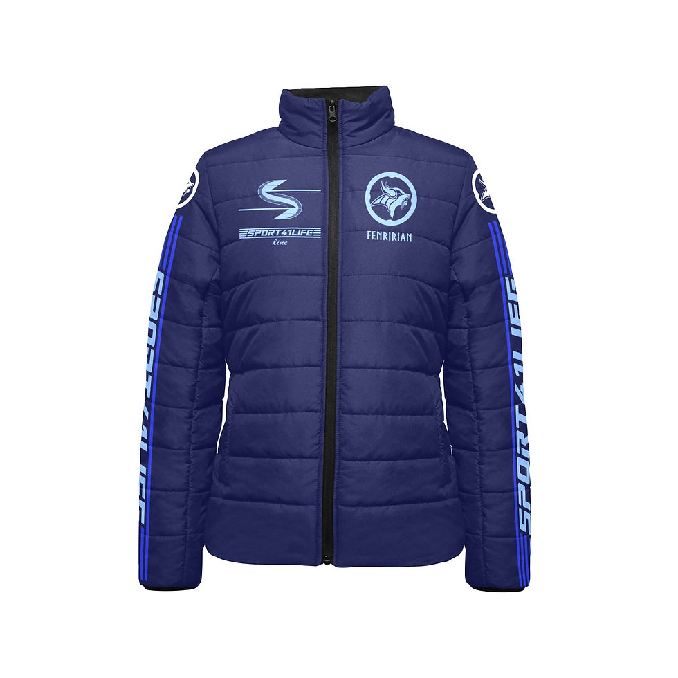 Thumbnail: Silver Surfer Women's Stand Collar Padded Jacket (Model H41)