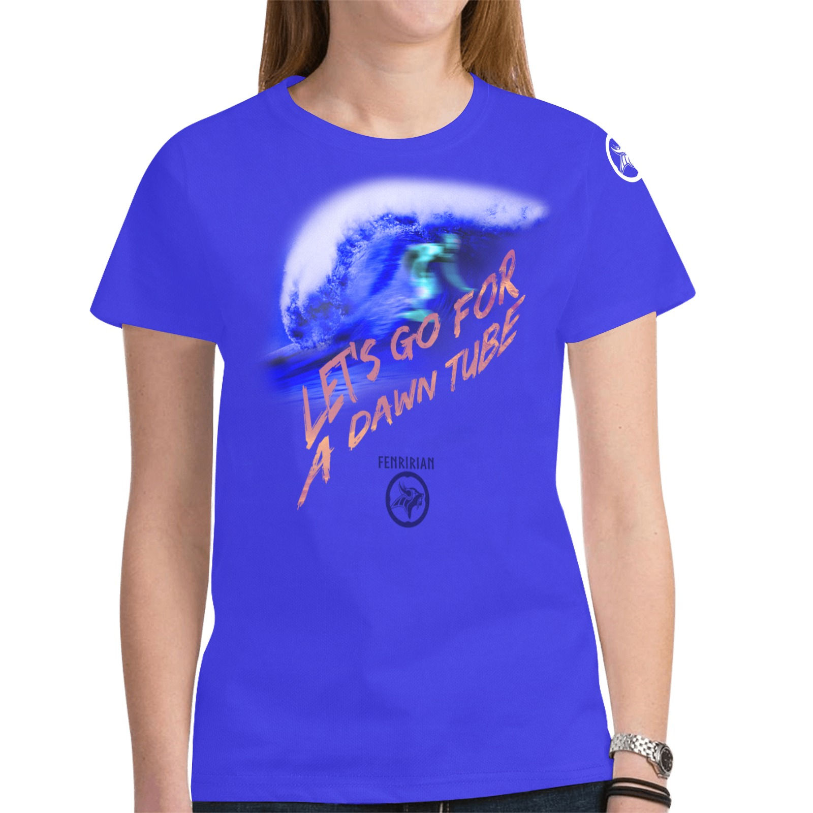 Dawn Tube New All Over Print T-shirt for Women (Model T45)