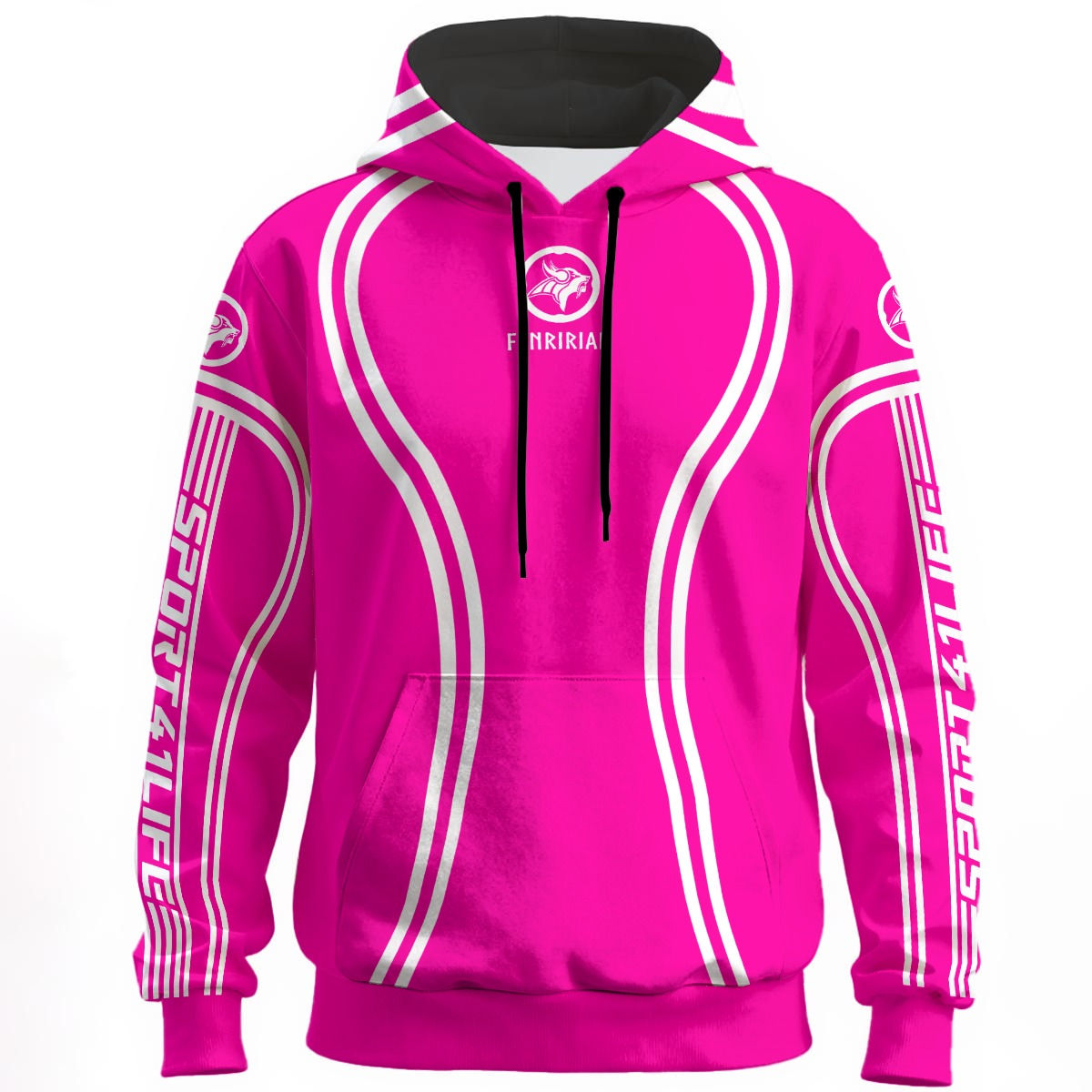 SPORT41LIFE S1 fluo pink | Hoodie for Women
