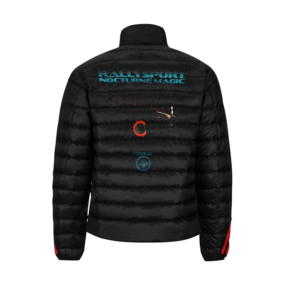 Thumbnail: Rallysport Nocturne Magic Men's Stand Collar Padded Jacket (Model H41)