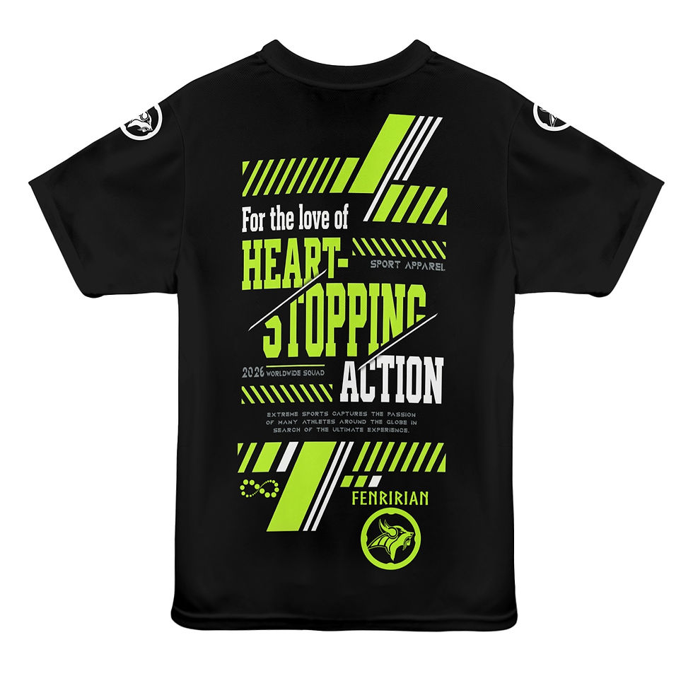 Thumbnail: Heart-Stopping Action New All Over Print T-shirt for Women (Model T45)