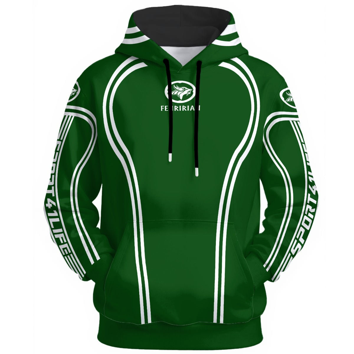 SPORT41LIFE S1 British racing green | Hoodie for Men