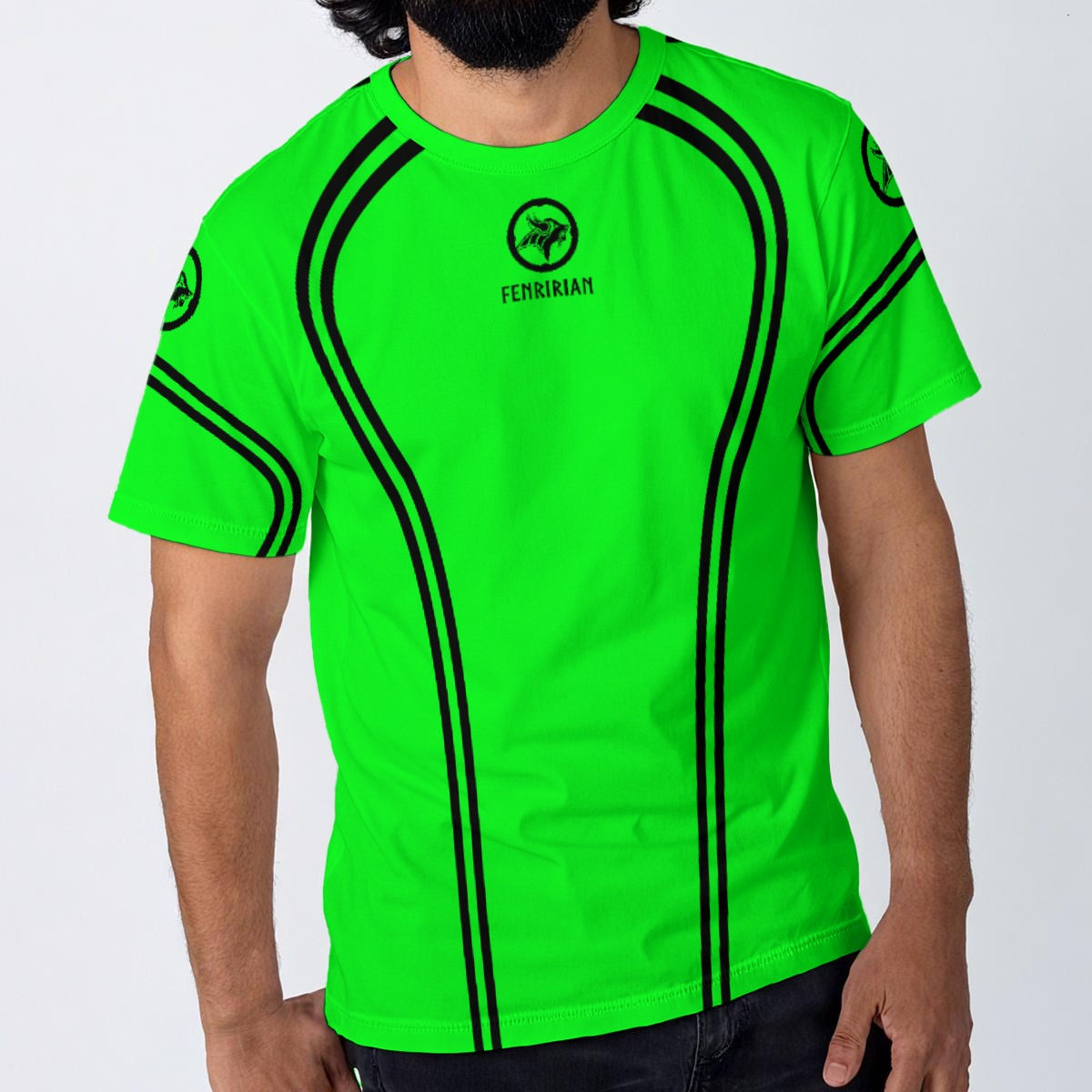 SPORT41LIFE S1 fluo green | T-shirt for Men
