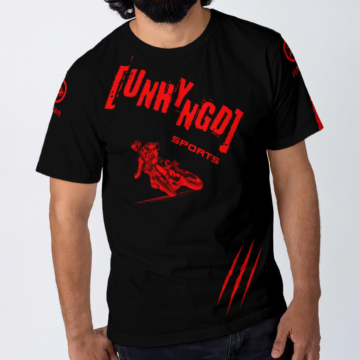 UNHYNGD Supermotard red | T-shirt for Men