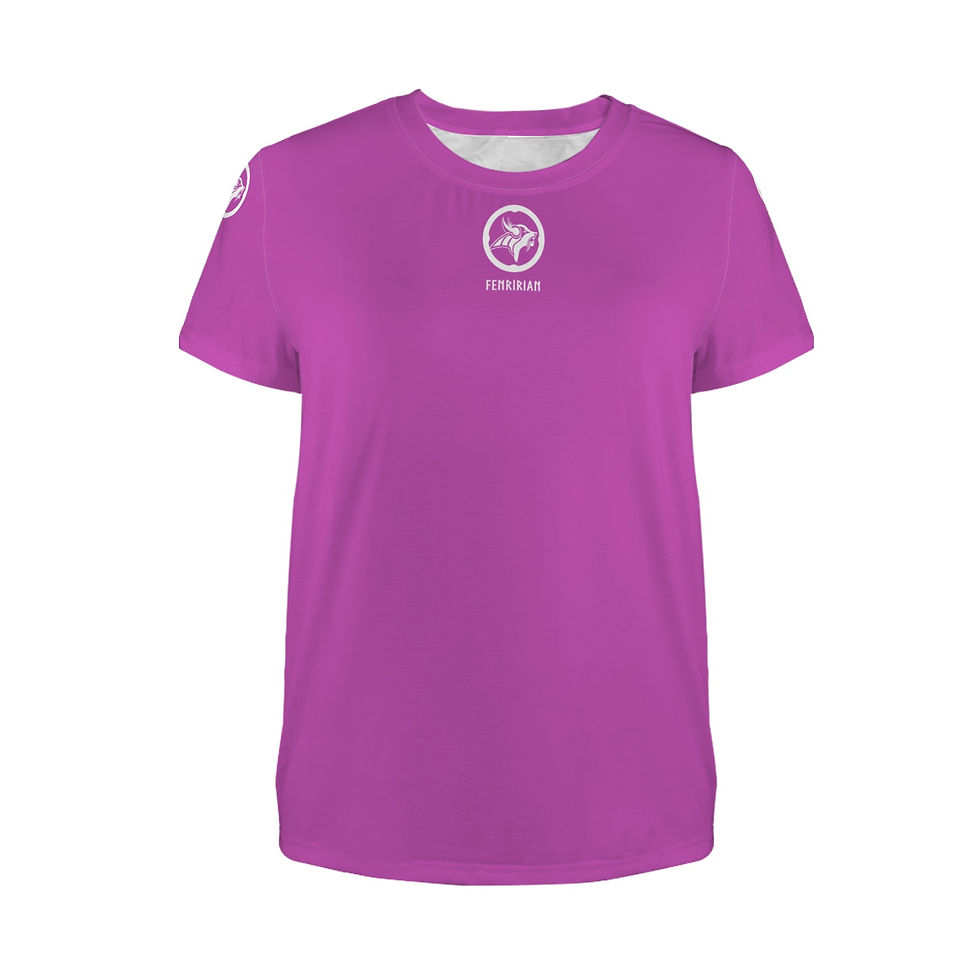 Thumbnail: Fenririan Azalea pink Women's Crewneck Short Sleeve T-Shirt