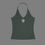 Thumbnail: Fenririan green grey Women's V-Neck Halter Top (Model T83)