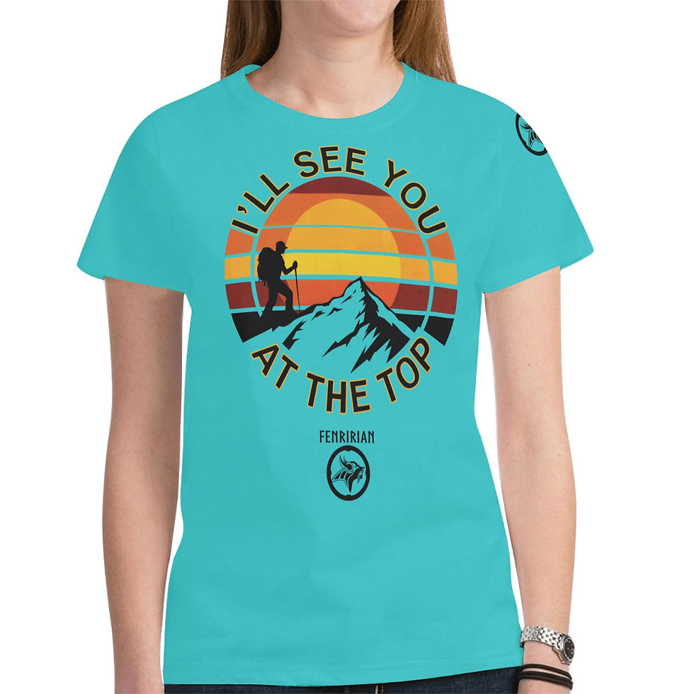 At the Top New All Over Print T-shirt for Women (Model T45)
