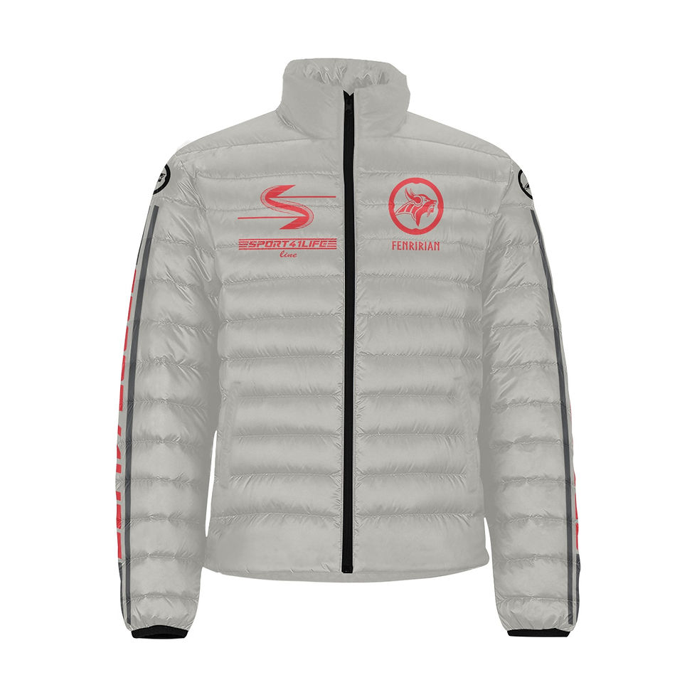 Thumbnail: Remember the Present Men's Stand Collar Padded Jacket (Model H41)