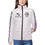 Thumbnail: Black YinYang Rose Women's Stand Collar Padded Jacket (Model H41)